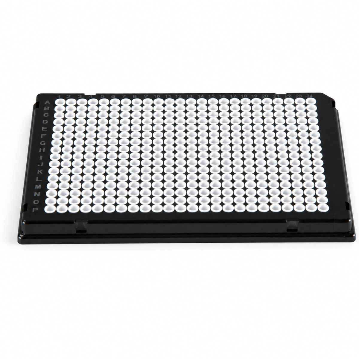 purePRIME™ 384-Well PCR Plate, 40 µL, Full-Skirted, Black Frame/Clear Wells, Single-Notch
