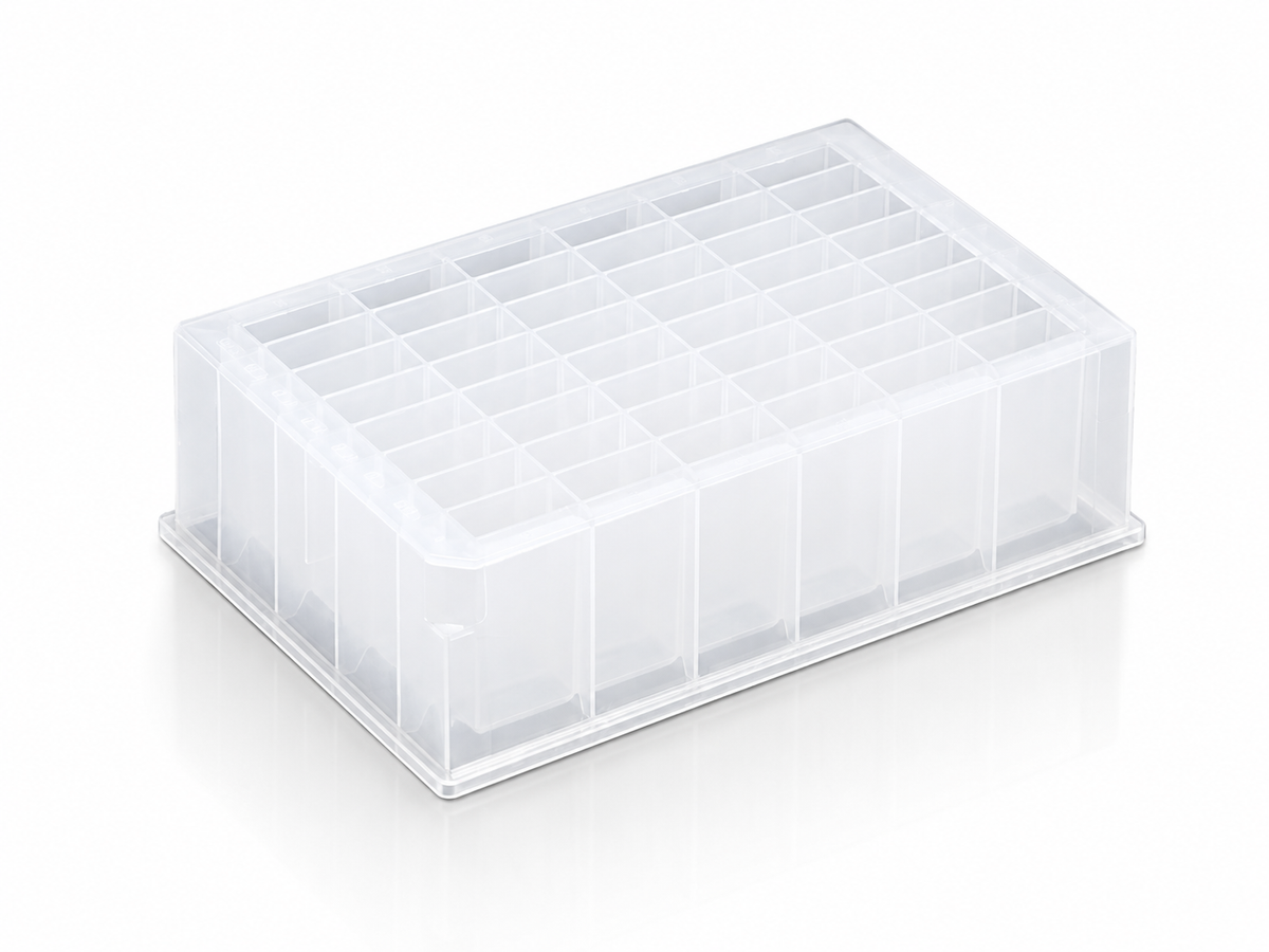 BasePrime 48-well 4.6 mL deep-well plate for automated sample processing and compatible laboratory workflows