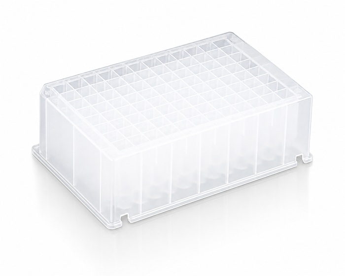 BasePrime 96-Well Deep-Well Plate, 2.2 mL, U-Bottom