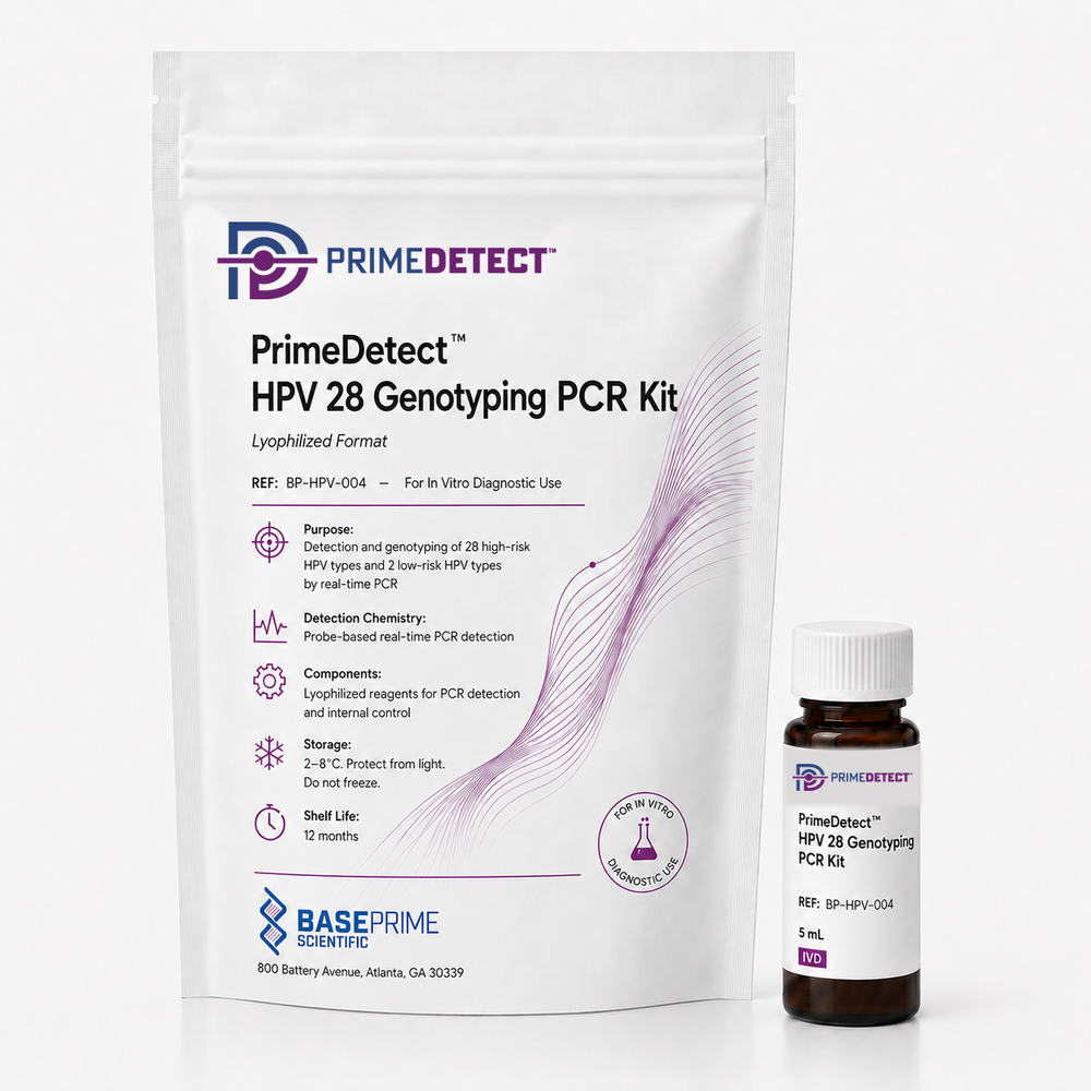 PrimeDetect™ HPV 28 Genotyping PCR Kit — Lyophilized Format