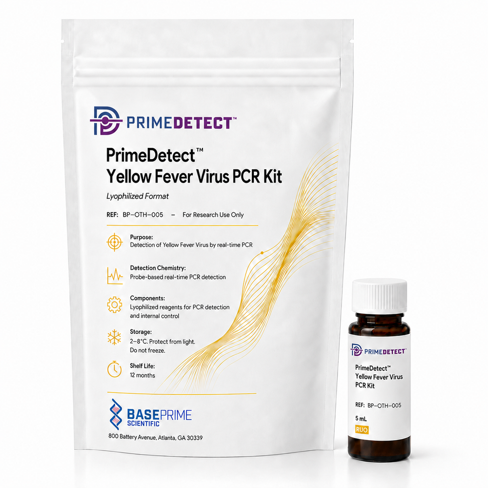 PrimeDetect™ Yellow Fever Virus PCR Kit — Lyophilized Format
