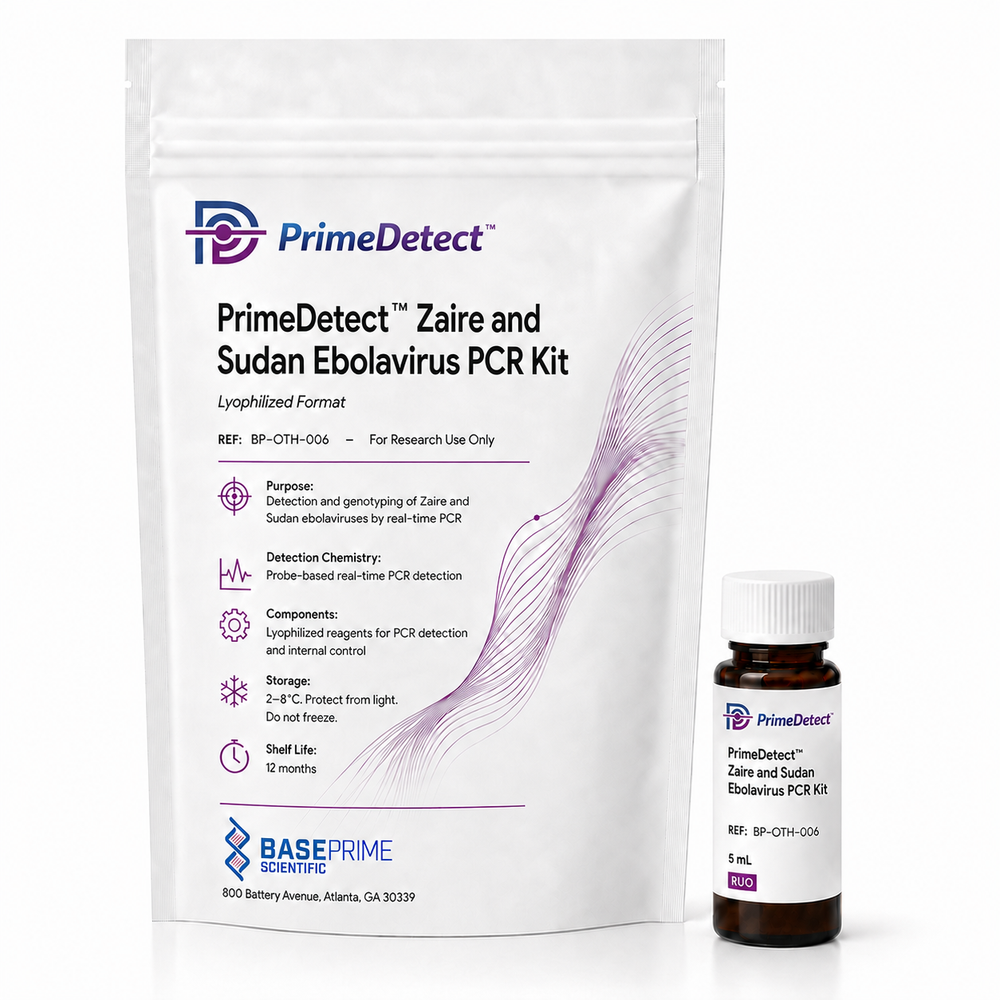 PrimeDetect™ Zaire and Sudan Ebolavirus PCR Kit — Lyophilized Format