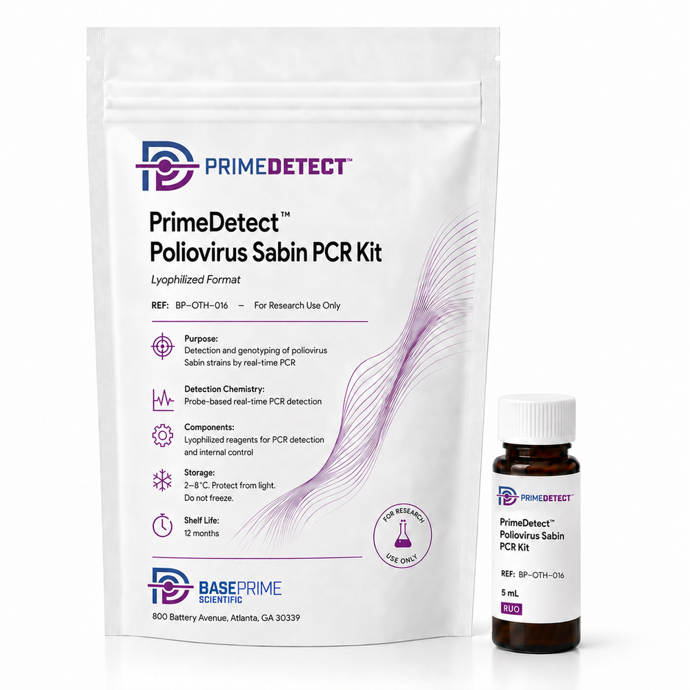 PrimeDetect™ Poliovirus Sabin PCR Kit — Lyophilized Format