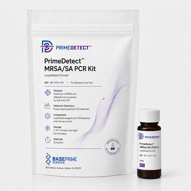 PrimeDetect™ MRSA/SA PCR Kit — Lyophilized Format