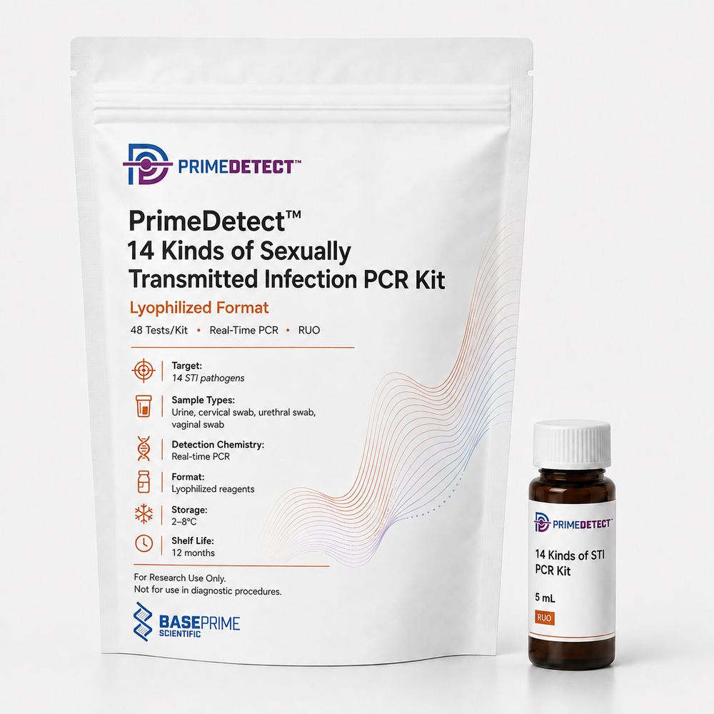 PrimeDetect™ 14 Kinds of Sexually Transmitted Infection PCR Kit — Lyophilized Format