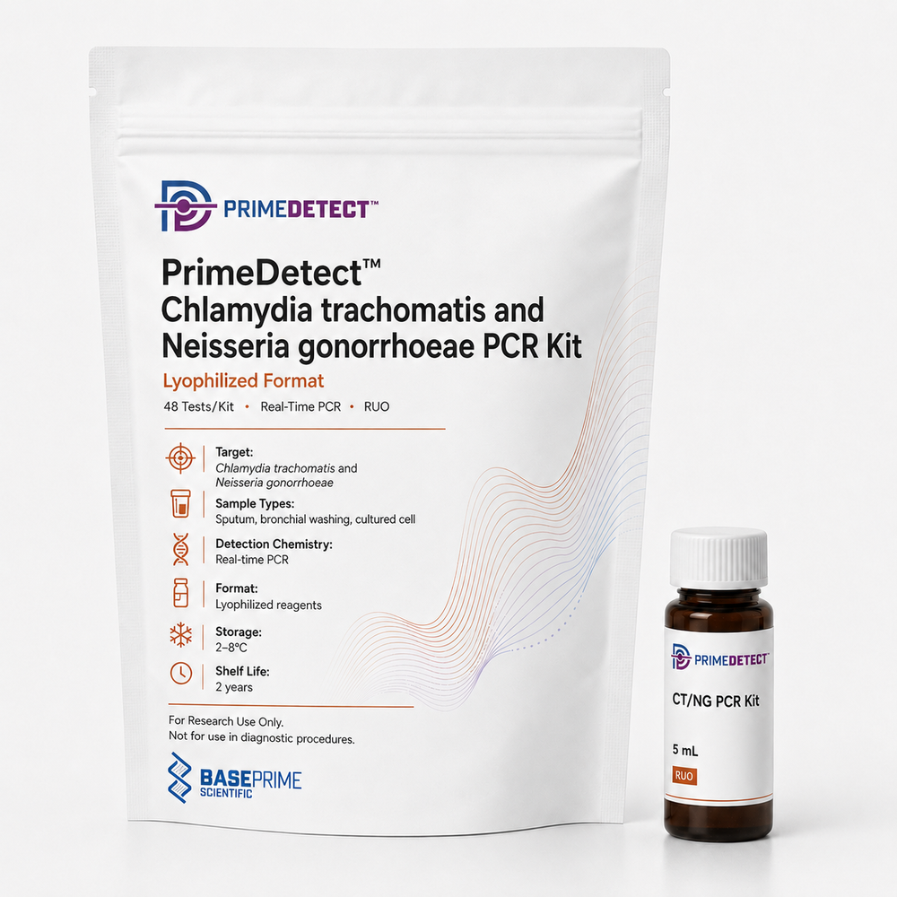 PrimeDetect™ Chlamydia Trachomatis and Neisseria Gonorrhoeae PCR Kit — Lyophilized Format