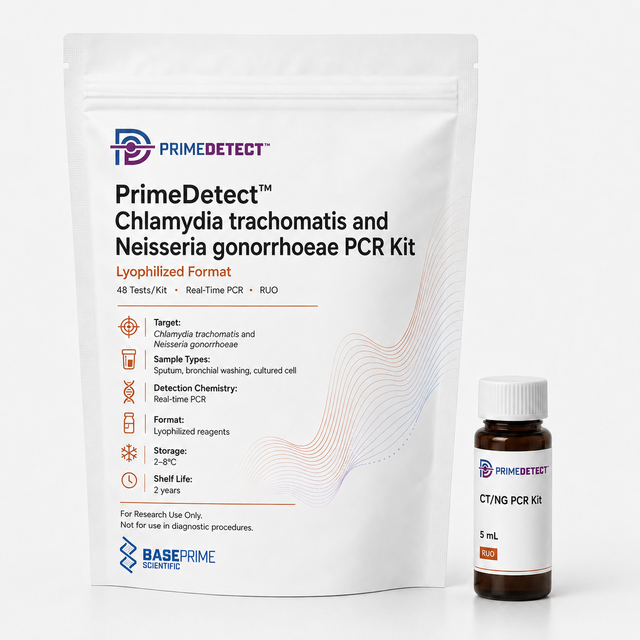 PrimeDetect™ Chlamydia Trachomatis and Neisseria Gonorrhoeae PCR Kit — Lyophilized Format