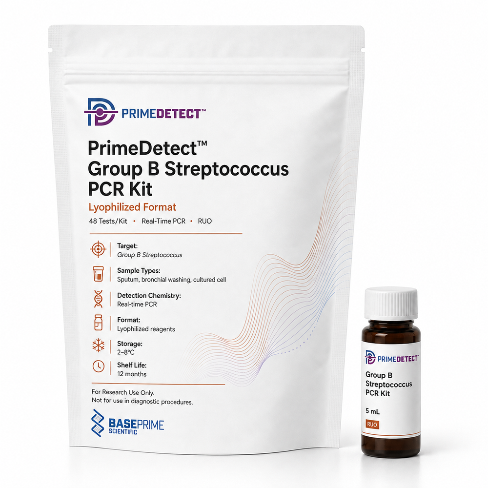 PrimeDetect™ Group B Streptococcus PCR Kit — Lyophilized Format