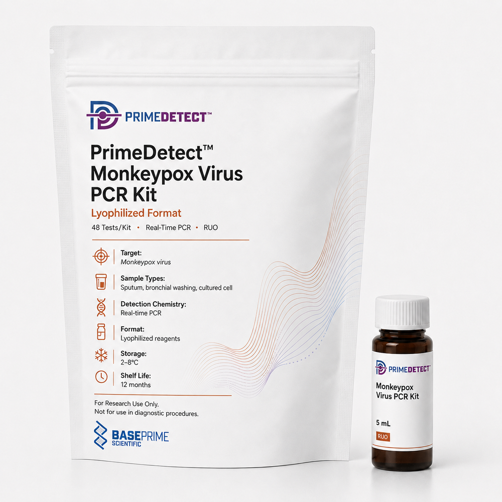 PrimeDetect™ Monkeypox Virus PCR Kit — Lyophilized Format