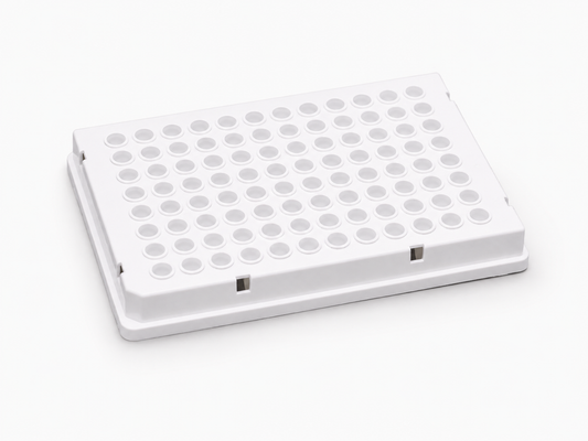 purePRIME™ 96-Well PCR Plate, 100 µL, Full-Skirted, White, H1 Notch
