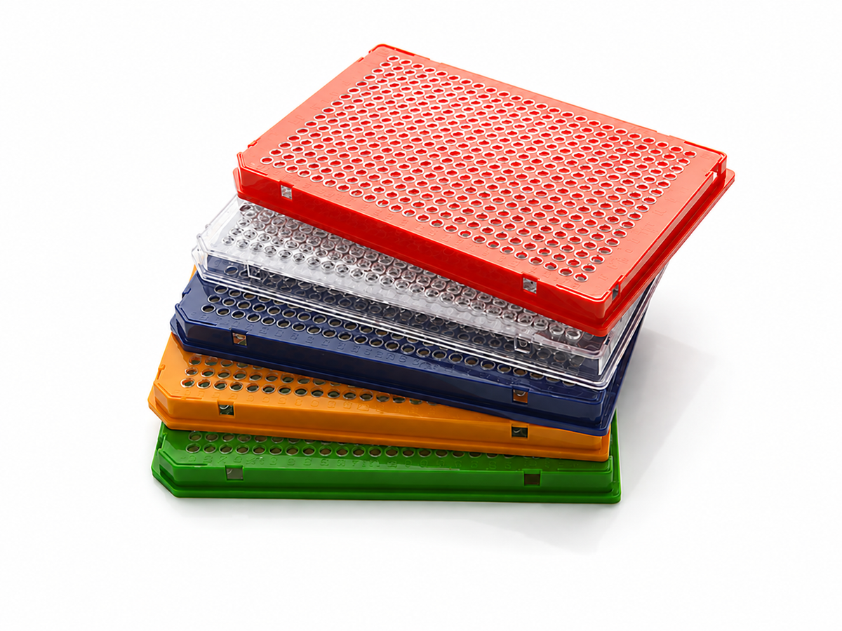 purePRIME™ 384-Well PCR Plate, 40 µL, Full-Skirted, White Frame, Single-Notch