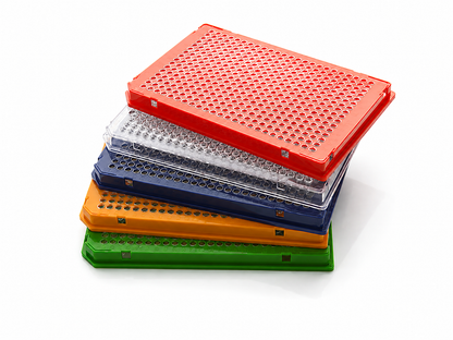 purePRIME™ 384-Well PCR Plate, 40 µL, Full-Skirted, White Frame, Single-Notch