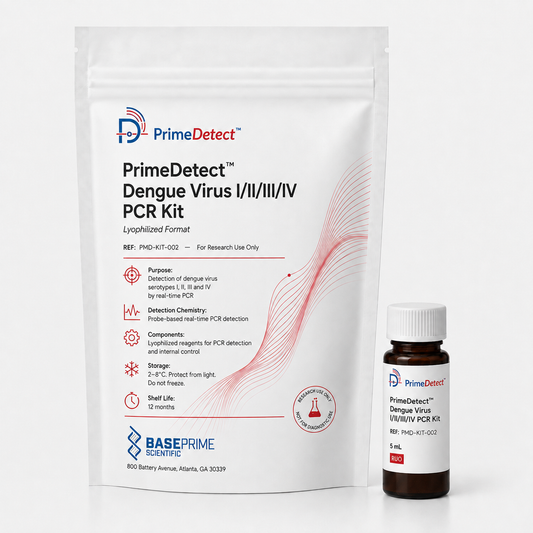 PrimeDetect™ Dengue Virus I/II/III/IV PCR Kit — Lyophilized Format